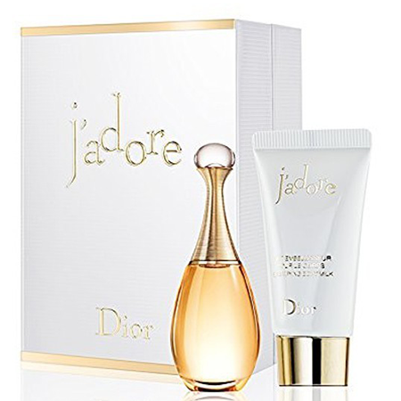 Dior Jadore Set 2 pcs เซ็ตน้ำหอมและบอดี้มิลล์ กลิ่นหรูหราสะท้อนความเป็นสาวสังคมลุคมาดมั่น หอมมวลดอกไม้ ผลไม้ สดชื่น อ่อนโยน มีเสน่ห์